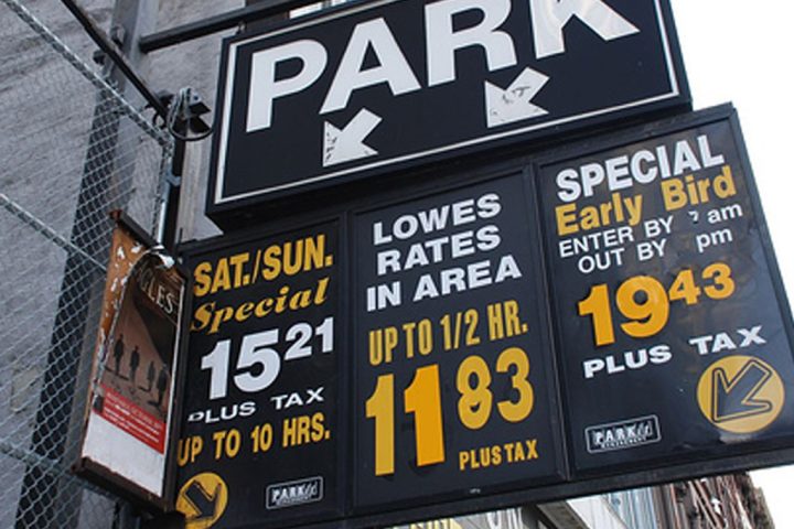 NYC parking fees
